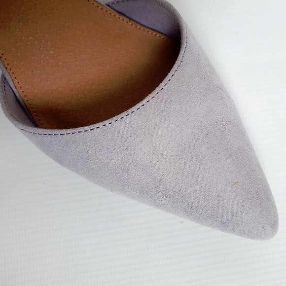 CHRISTIAN SIRIANO Kadence Slingback Kitten Heel Pumps with Pointy Toe in Orchid - Picture 11 of 15